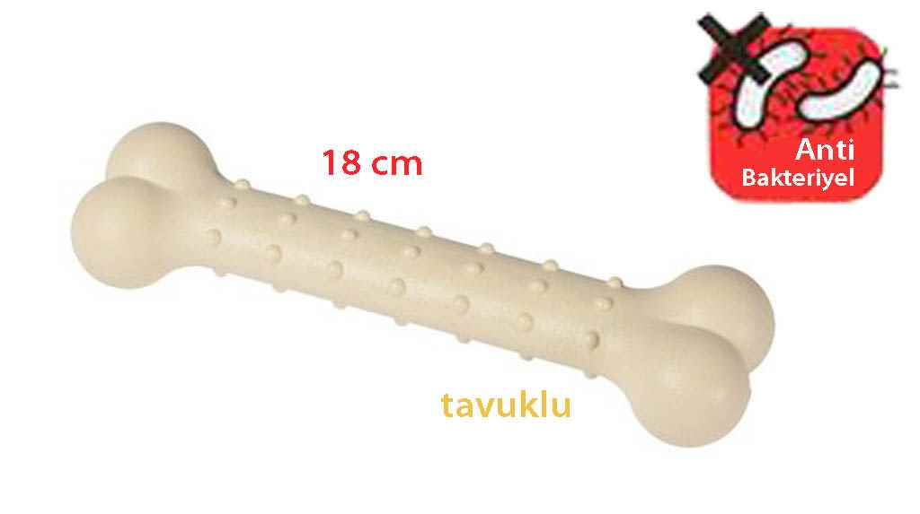 Karlie NAYLON ÇİĞNEME KEMİĞİ TAVUKLU 18CM 