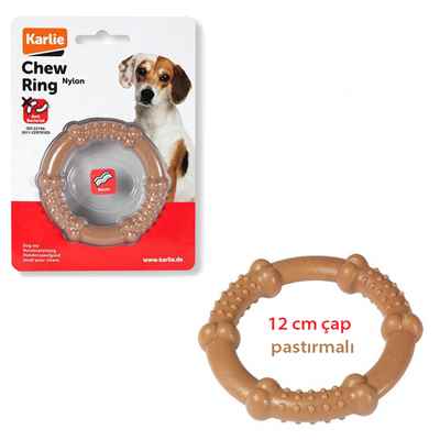 Karlie NAYLON ÇİĞNEME HALKASI PASTIRMALI 12CM 