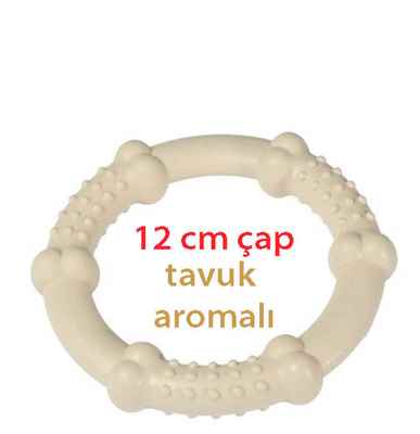 Karlie NAYLON ÇİĞNEME HALKASI TAVUKLU 12CM 