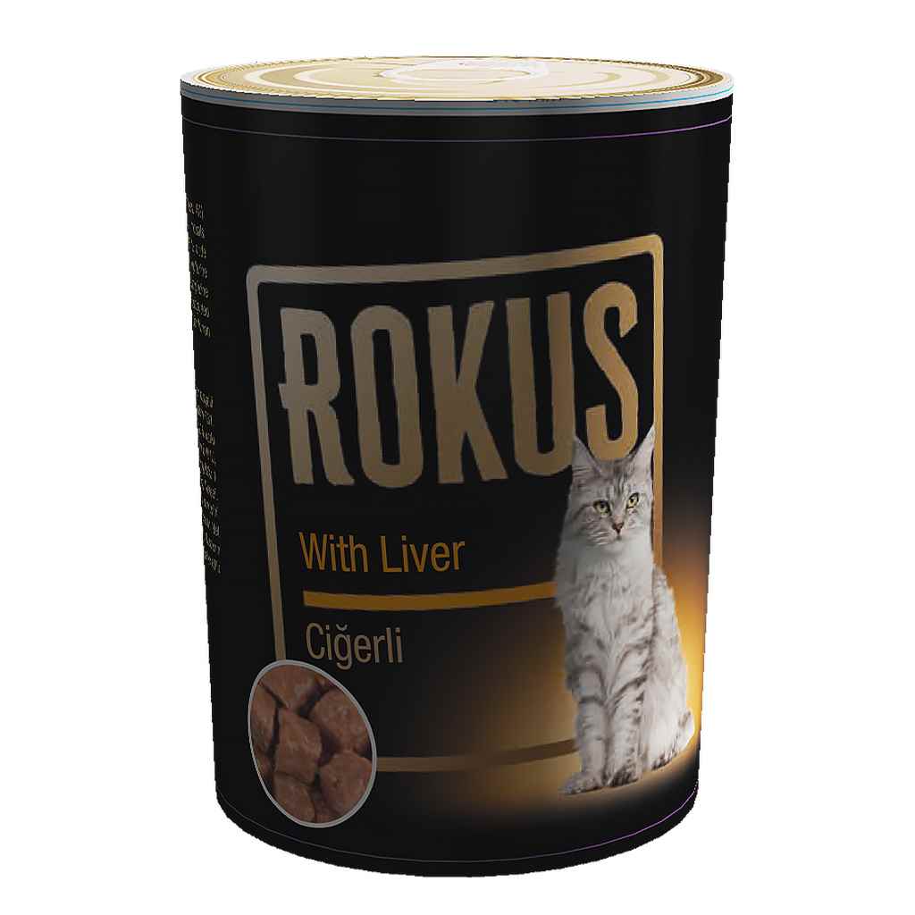 ROKUS CİĞERLİ KEDİ KONSERVESİ 410G