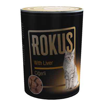 ROKUS CİĞERLİ KEDİ KONSERVESİ 410G