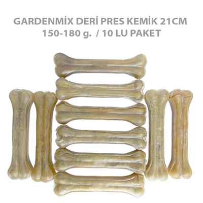 GARDENMİX DERİ PRES KEMİK 21CM 150-180 g.10LU PAKT