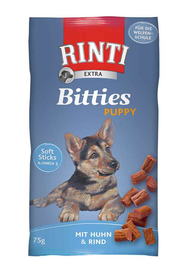 RINTI EXTRA TAVUKSIĞIR ETLİ YAVRU KÖPEK ÖDÜL75 g