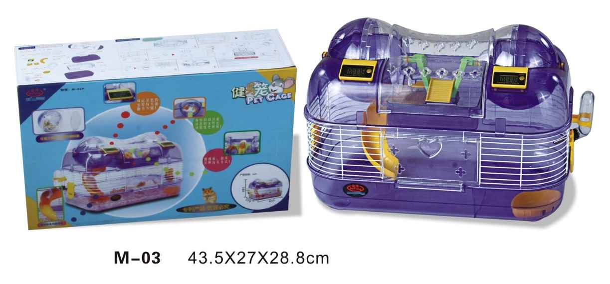 DAYANG HAMSTER KAFESİ SAYAÇLI  43x27x28.8