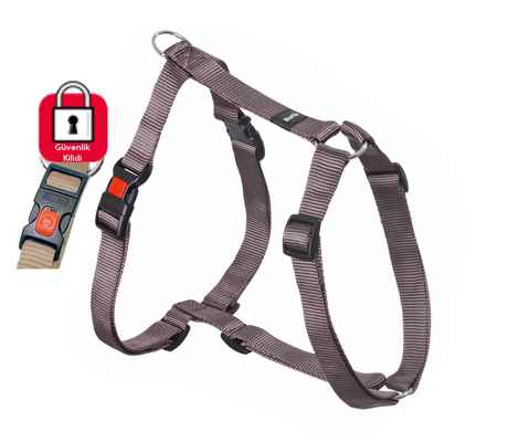 Karlie KİLİTLİ GÖĞÜS TASMA M 45-70CM GRİ 