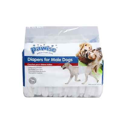 Pawise Kullan At Erkek Köpek Alt Bezi M