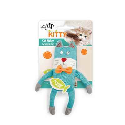 Afp Kitty - Peluş Kedi Turkuaz Yavru Kedi Oyuncak