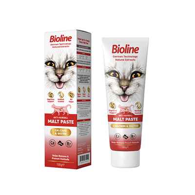 Bioline Anti-Hairball Malt Paste Cat 100 Gr