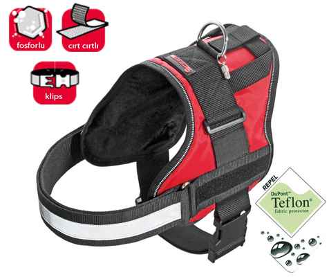 Karlie TEFLON REF. İSİMLİ.GÖĞ.TAS.S 55-68CM KIRM. 