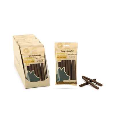 BEEZTEES KUZULU+PİRİNÇLİ KÖPEK ÖDÜLÜ ÇUBUK 150G