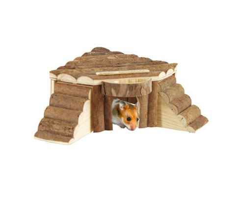 Karlie AHŞAP KEMİRGEN EVİ 17X11X8CM