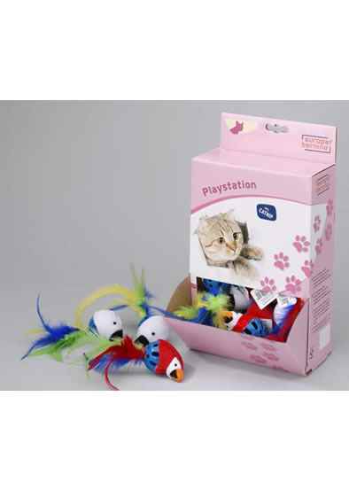 EUROPET KEDİ OYUNCAĞI TOPLU PÜSKÜLLÜ 24 LÜ