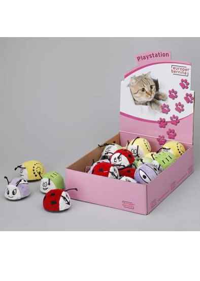 EUROPET KEDİ OYUNCAĞI TEKERLEKLİ BÖCEK 20 Lİ