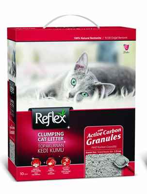 REFLEX GRANÜL AKTİF KARBON TOPKALNANN KEDİ KUM 10LT