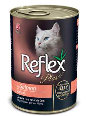 Reflex Plus Somonlu Kedi Konserve Jöle İçinde Et Parçacıklı 400 Gr