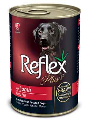 Reflex Plus Kuzulu Köpek Konserve Sos İçinde Et Parçacıklı 400 Gr