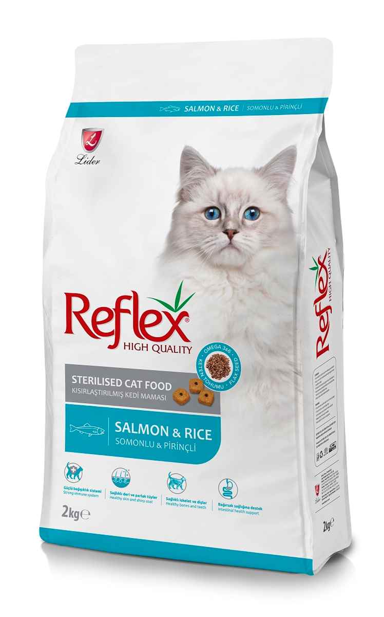 Reflex Somonlu ve Pirinçli Kısırlaştırılmış Kedi Maması 2kg