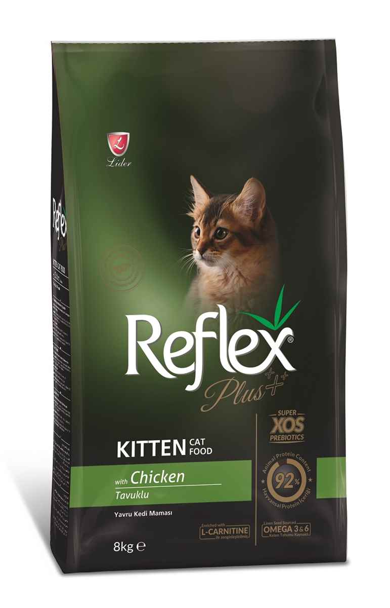 REFLEX PLUS KITTEN CAT 36/18 CHİCKEN 8 KG