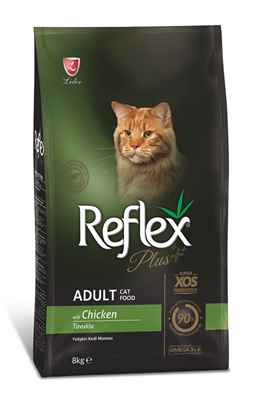 REFLEX PLUS ADULT CAT 33/14 CHİCKEN 8 KG