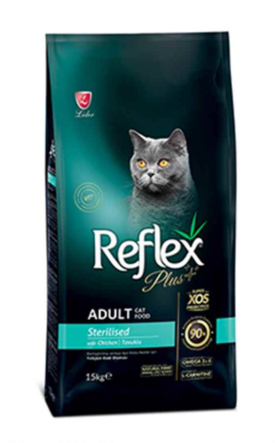 Reflex Plus Tavuklu Kısırlaştırılmış Kedi Maması 15 Kg
