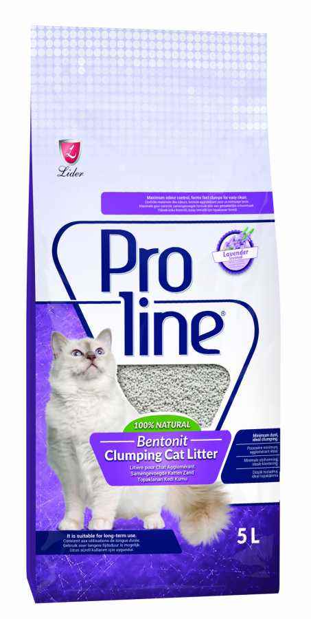 PROLINE BENTONIT LAVANTA KOKULU KEDİ KUMU 5 LT