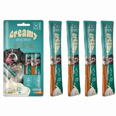 M-PETS KÖPEK ÖDÜLÜ CREAMY SOMON BALIKLI BİFTEKLİ 4X15GR (10LU PAKET)