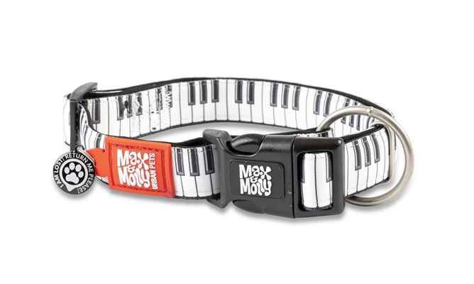 Max & Molly Smart ID Piano Boyun Tasması-Xsmall