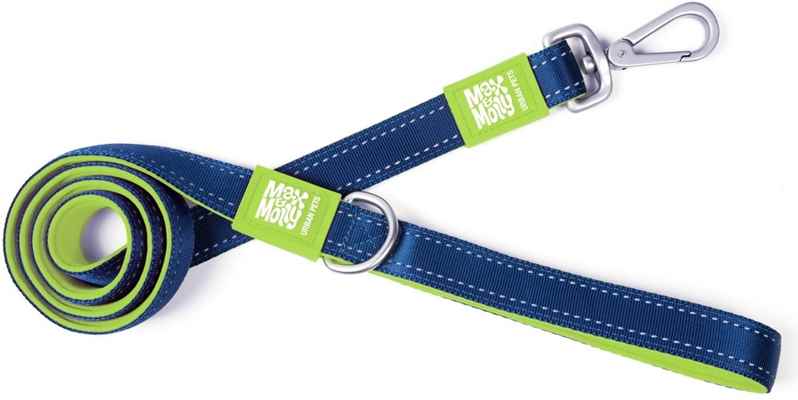 Max & Molly Matrix Lime Green Gezdirme Kayışı-Small