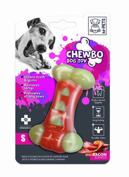 M-PETS CHEWBO TRIBONE DENTAL ET AROMALI KÖPEK OYUNCAĞI (S)