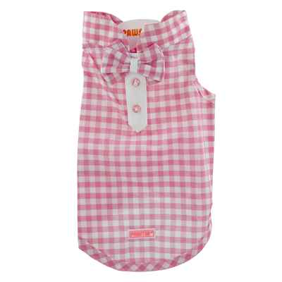 Pink Gingham Shirt (5'li Set)