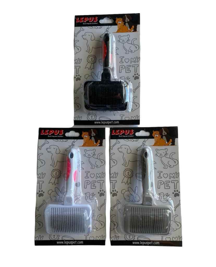 KEDİ ve KÖPEKLER İÇİN İNCE TELLİ BASMALI FIRÇA