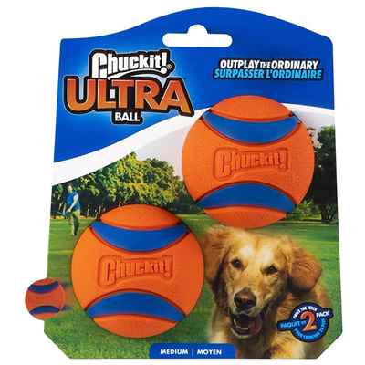 Chuckit! Ultra Ball 2'li Köpek Oyun Topu (Orta Boy)