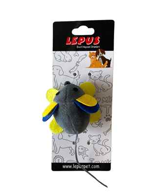 KEDİLER İÇİN TİTREŞİMLİ UZUN KULAKLI FARE