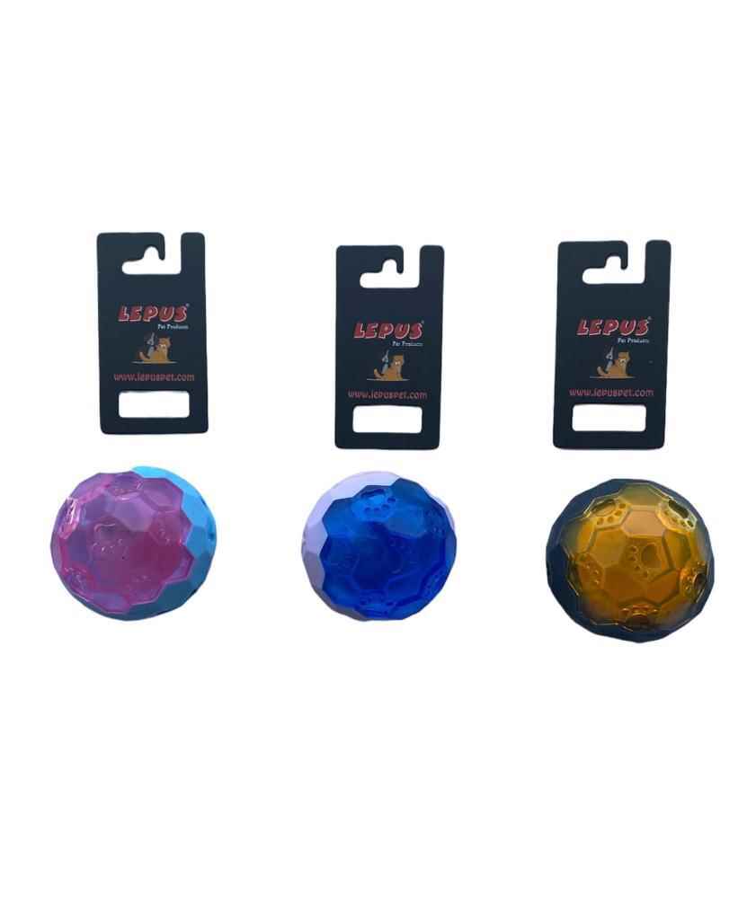 KÖPEKLER İÇİN IŞIKLI PLASTİK TOP OYUNCAK