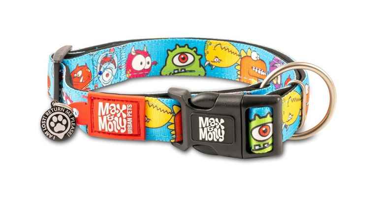 Max & Molly Smart ID Little Monsters Boyun Tasması-Large