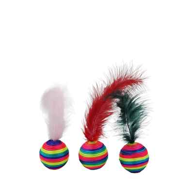 Tüylü Top (3'Lü Paket )