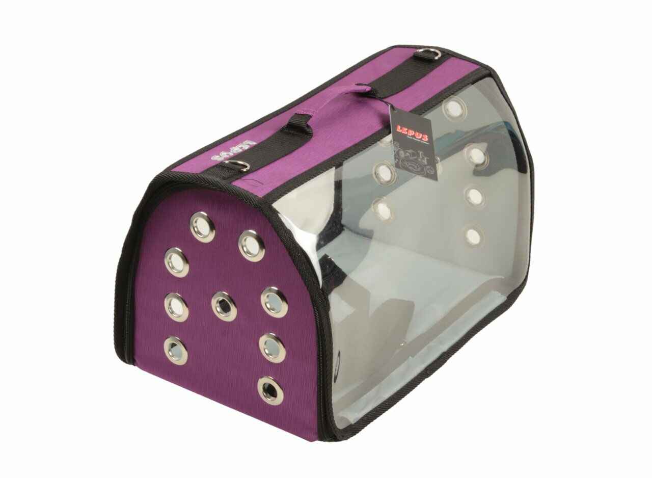 Şeffaf Fly Bag Çanta - Mor (Medium)