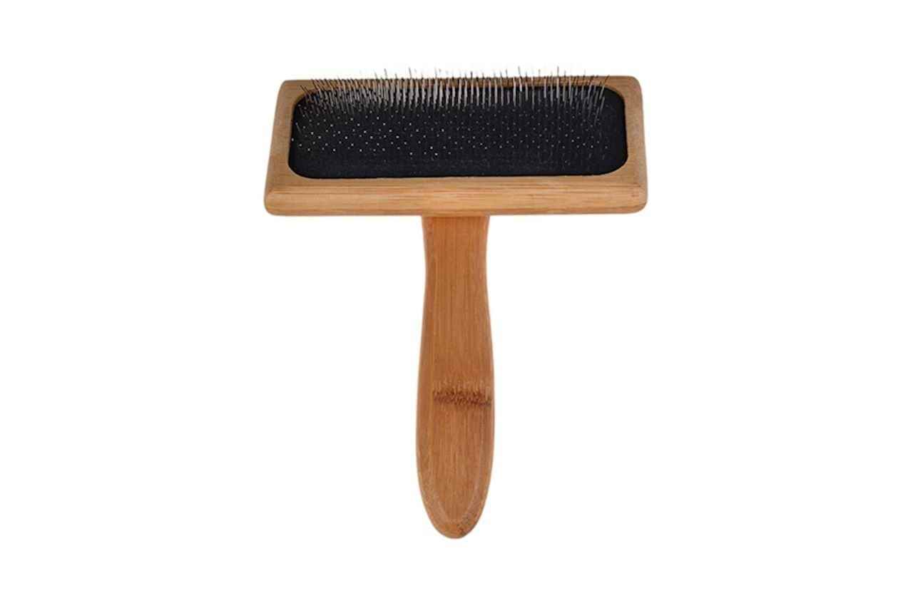 Ahşap Kedi ve Köpek Fırçası Large 15x12cm