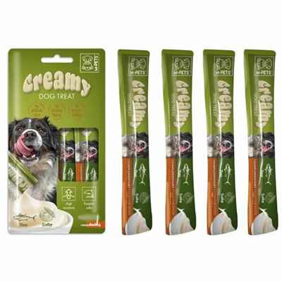 M-PETS KÖPEK ÖDÜLÜ CREAMY TON BALIKLI DENİZ TARAKLI 4X15GR (10LU PAKET)