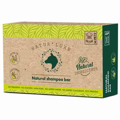 M-PETS NATURLUXE DOG SHAMPOO BAR 100GR