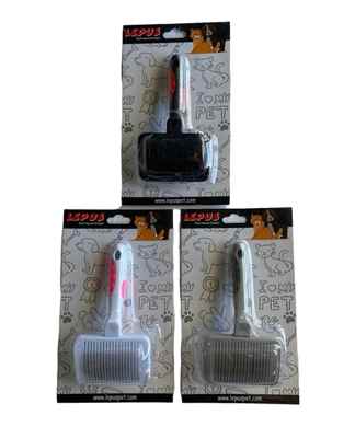 KEDİ ve KÖPEKLER İÇİN İNCE TELLİ BASMALI FIRÇA