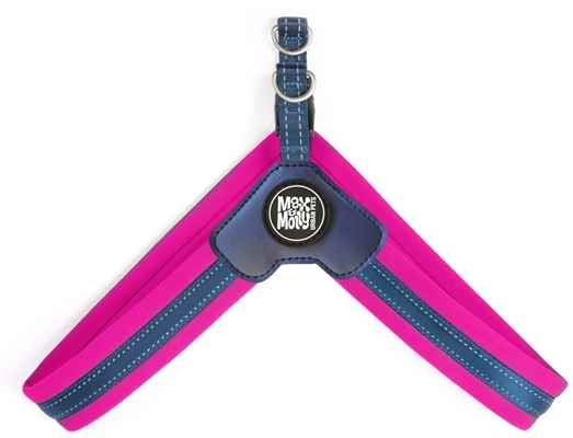 Max & Molly Q-Fit Matrix Pink Göğüs Tasması-2Xsmall