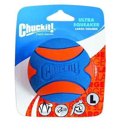 Chuckit! Utra Squeaker Sesli Köpek Oyun Topu (Büyük Boy)