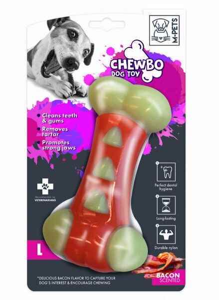 M-PETS CHEWBO TRIBONE DENTAL ET AROMALI KÖPEK OYUNCAĞI (L)