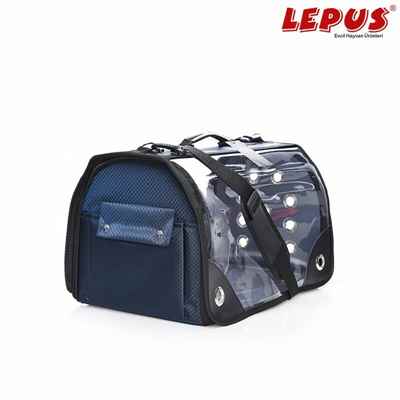 ŞEFFAF FLY BAG LACİVERT (L)