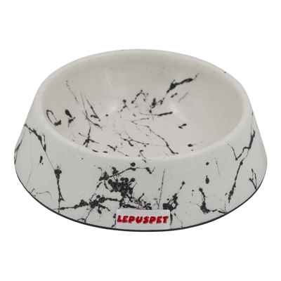 Mermer Mama Tası White Black