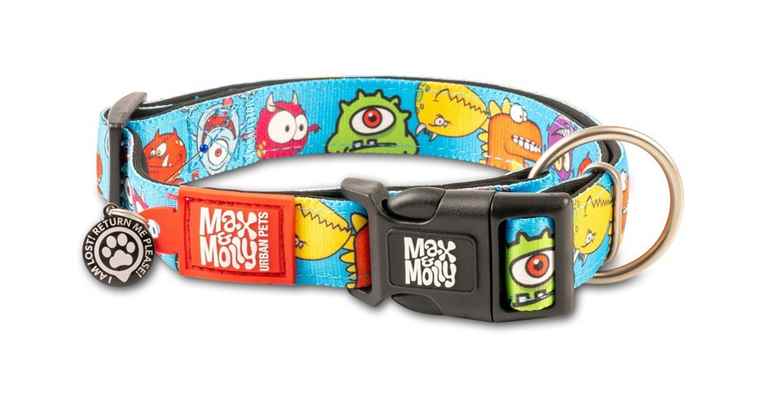 Max & Molly Smart ID Little Monsters Boyun Tasması-Small