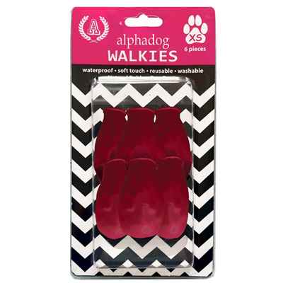 Walkies Galoş Patik XXS Bordo