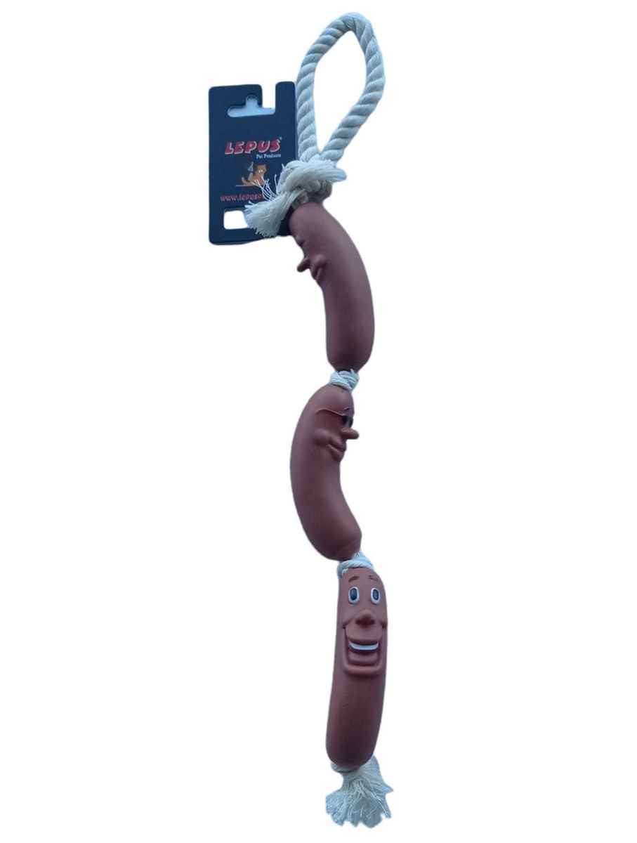 KÖPEKLER İÇİN 3LÜ SOSİS OYUNCAK