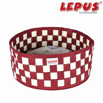 Örgü Yatak - Bordo